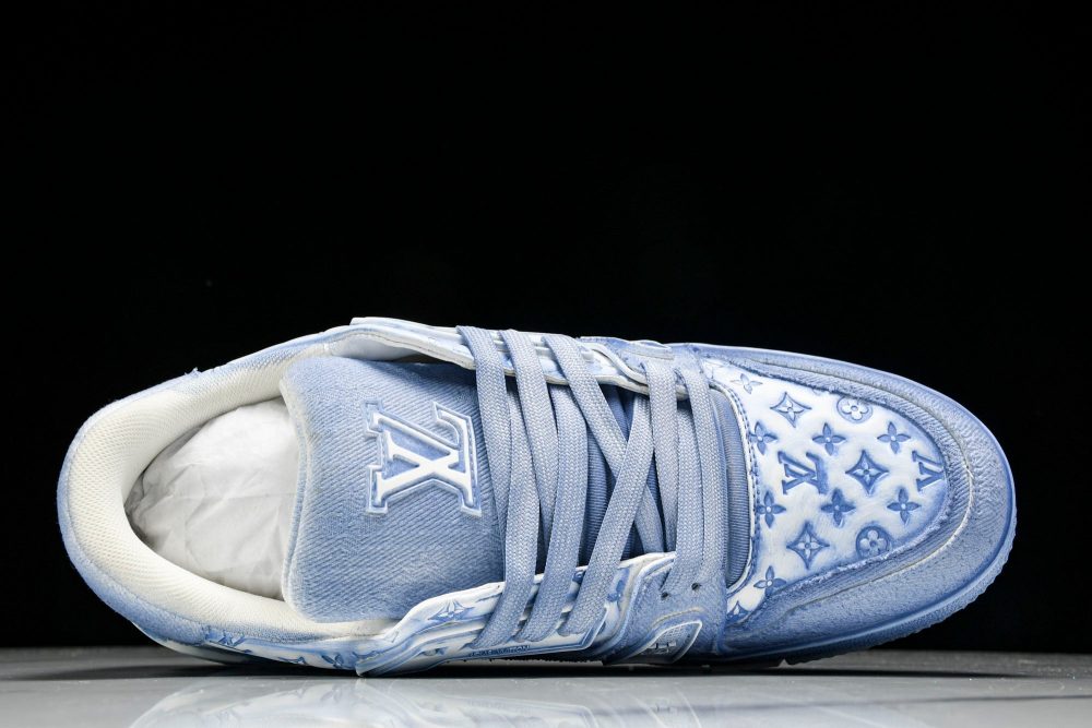Louis Vuittоп Trainer Low 'Blue Distressed' - Image 5