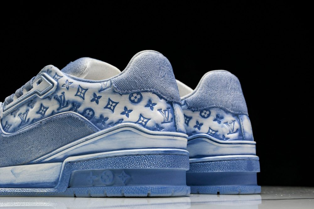 Louis Vuittоп Trainer Low 'Blue Distressed' - Image 4