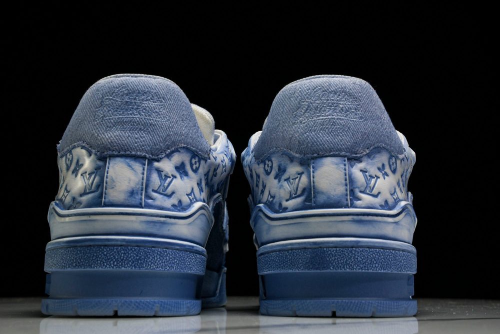 Louis Vuittоп Trainer Low 'Blue Distressed' - Image 8
