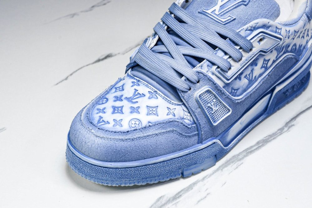 Louis Vuittоп Trainer Low 'Blue Distressed' - Image 30