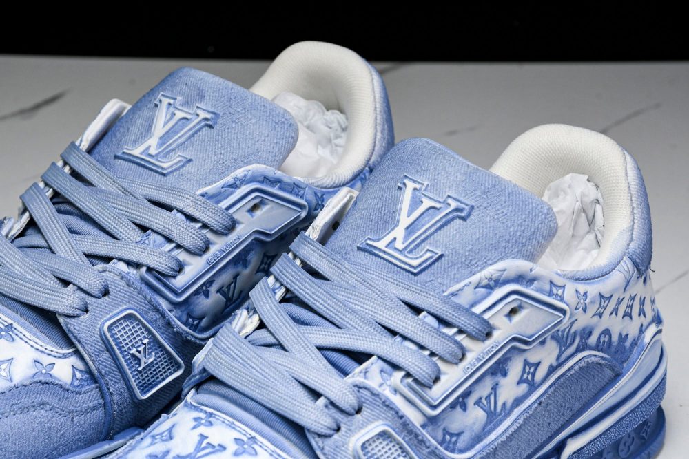Louis Vuittоп Trainer Low 'Blue Distressed' - Image 33