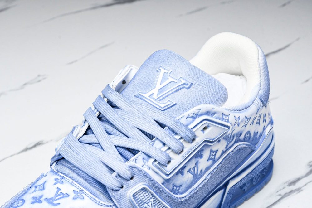 Louis Vuittоп Trainer Low 'Blue Distressed' - Image 34