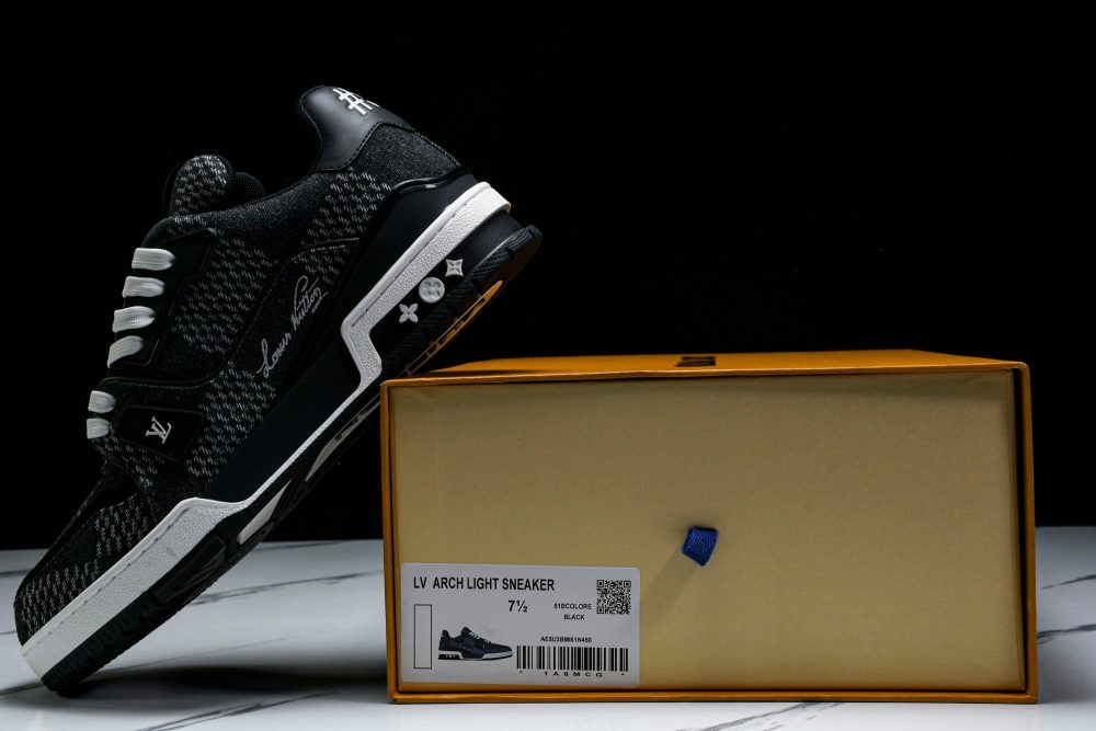 Louis Vuittоп Trainer Low 'Damier Black Signature' - Image 15