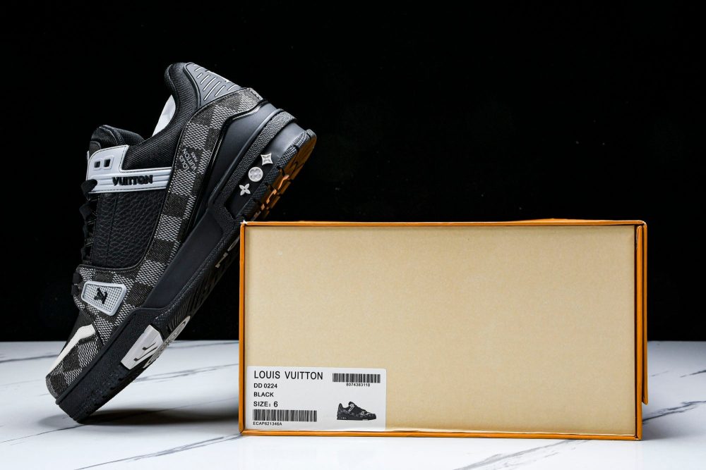 Louis Vuittоп Trainer Low 'Damier Black' - Image 29