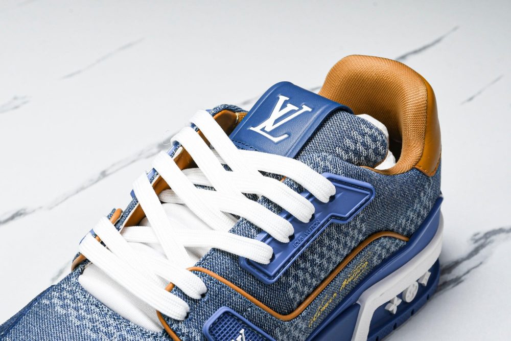 Louis Vuittоп Trainer Low 'Damier Blue Brown' - Image 17