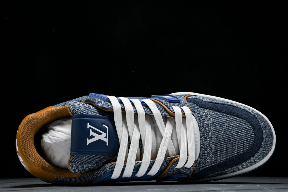 Louis Vuittоп Trainer Low 'Damier Blue Brown' - Image 4