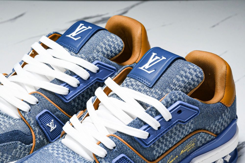 Louis Vuittоп Trainer Low 'Damier Blue Brown' - Image 23