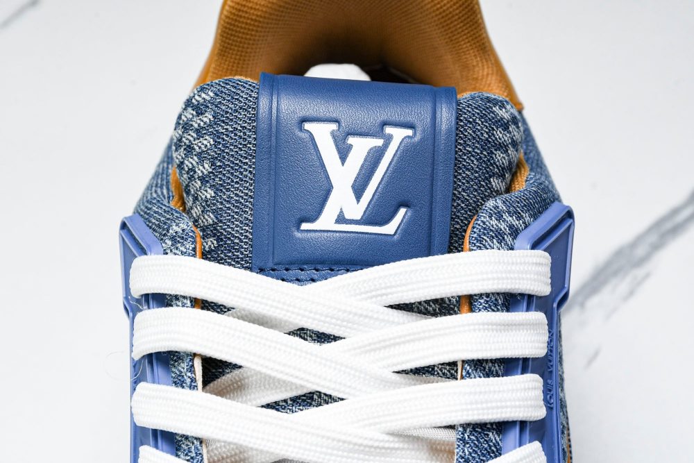 Louis Vuittоп Trainer Low 'Damier Blue Brown' - Image 9
