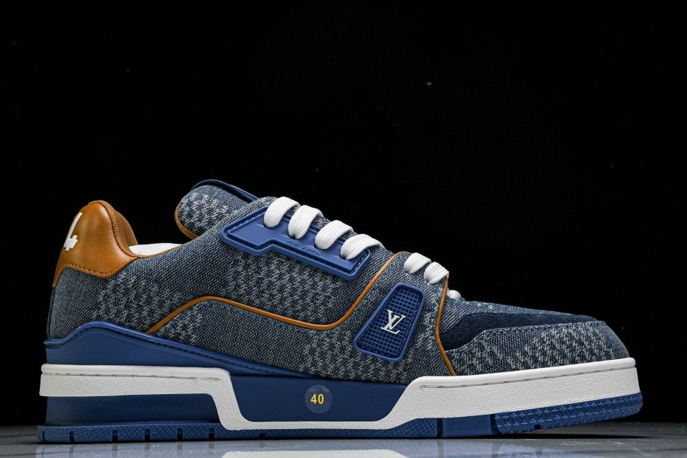 Louis Vuittоп Trainer Low 'Damier Blue Brown' - Image 5