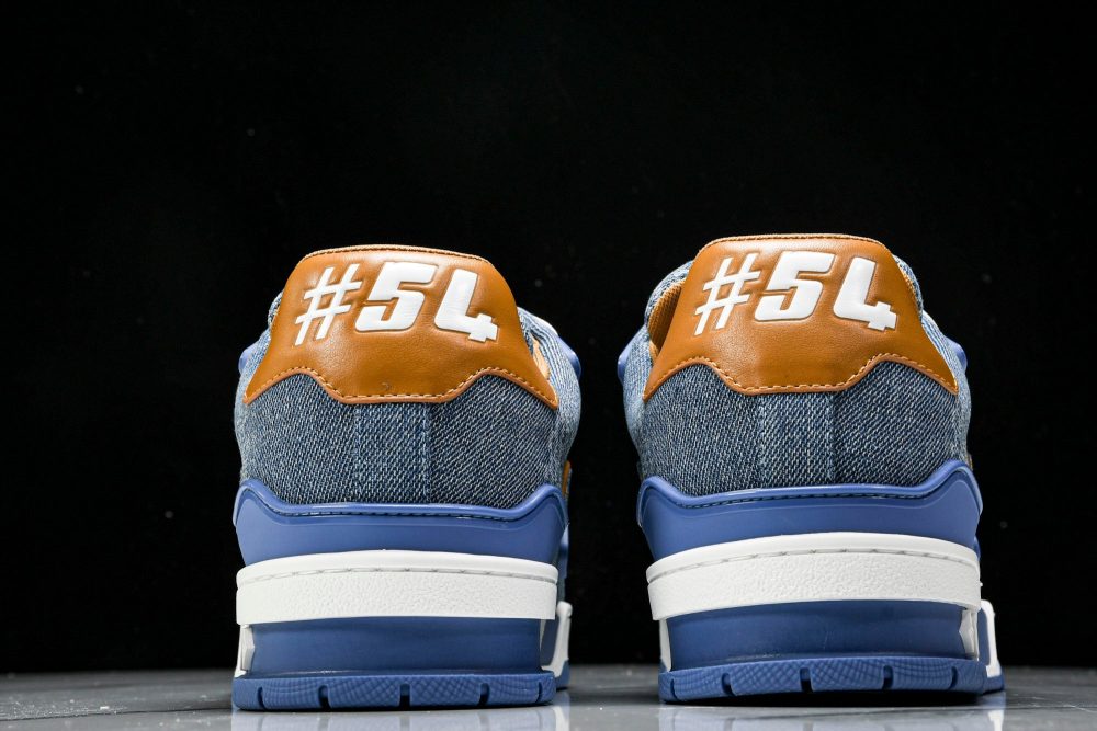 Louis Vuittоп Trainer Low 'Damier Blue Brown' - Image 3
