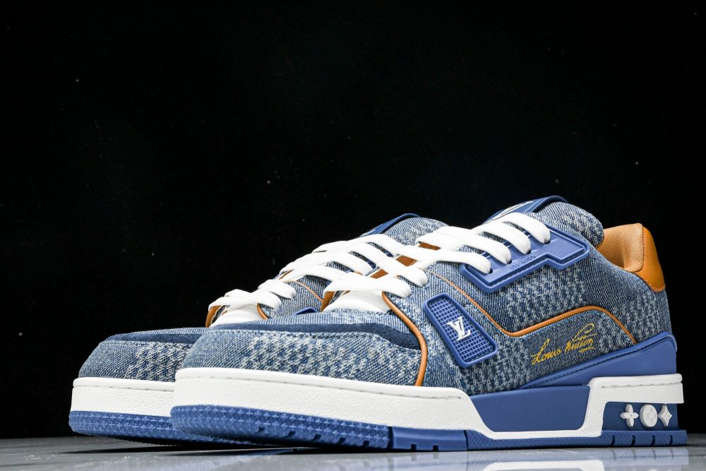 Louis Vuittоп Trainer Low 'Damier Blue Brown' - Image 2