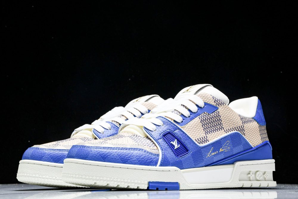 Louis Vuittоп Trainer Low 'Damier Blue' - Image 4