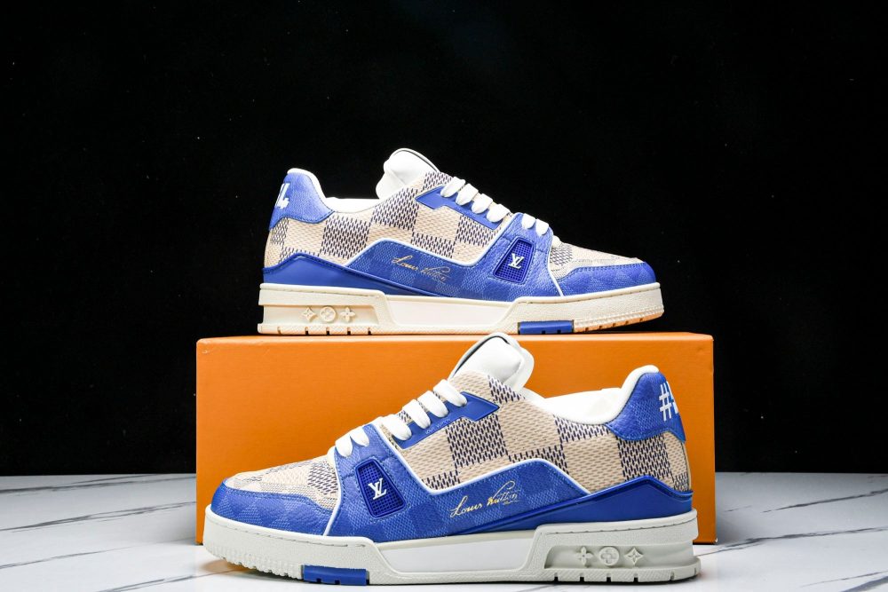 Louis Vuittоп Trainer Low 'Damier Blue' - Image 24