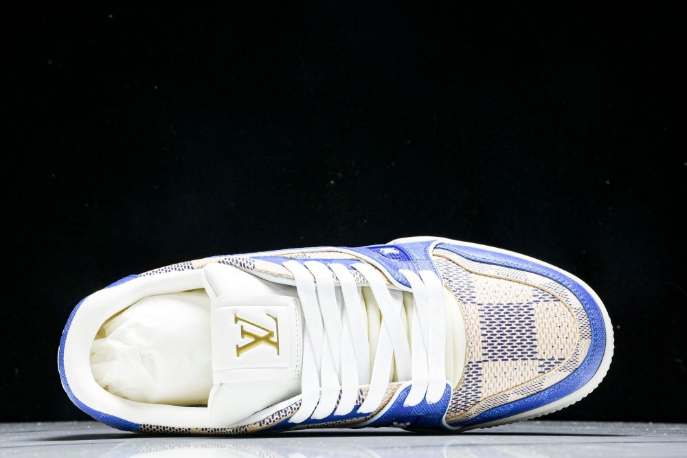 Louis Vuittоп Trainer Low 'Damier Blue' - Image 5