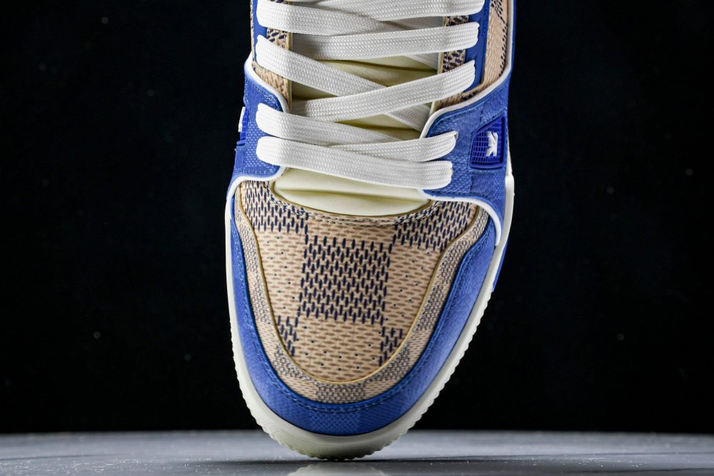 Louis Vuittоп Trainer Low 'Damier Blue' - Image 11