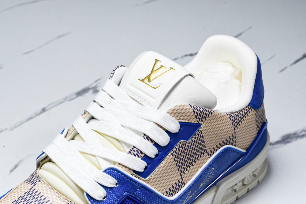 Louis Vuittоп Trainer Low 'Damier Blue' - Image 31