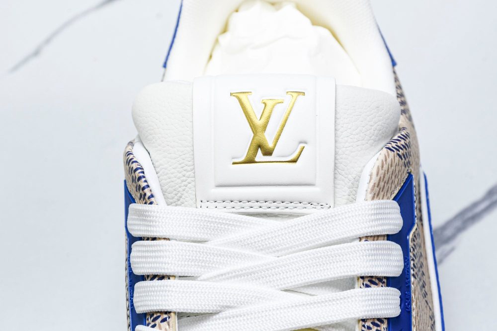 Louis Vuittоп Trainer Low 'Damier Blue' - Image 9