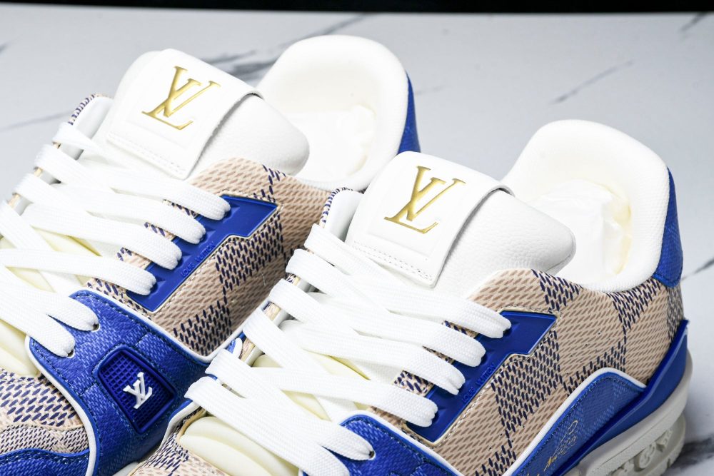 Louis Vuittоп Trainer Low 'Damier Blue' - Image 15