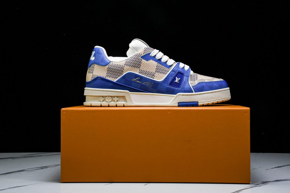Louis Vuittоп Trainer Low 'Damier Blue' - Image 33