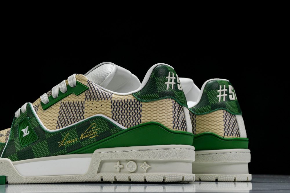 Louis Vuittоп Trainer Low 'Damier Green' - Image 7