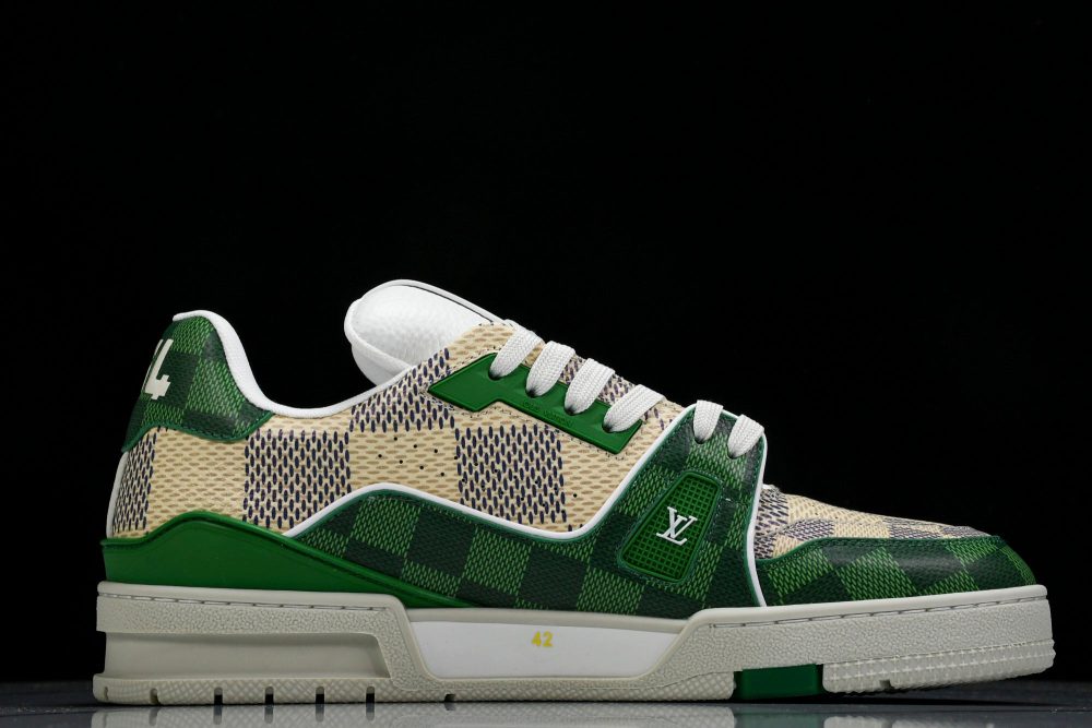 Louis Vuittоп Trainer Low 'Damier Green' - Image 3