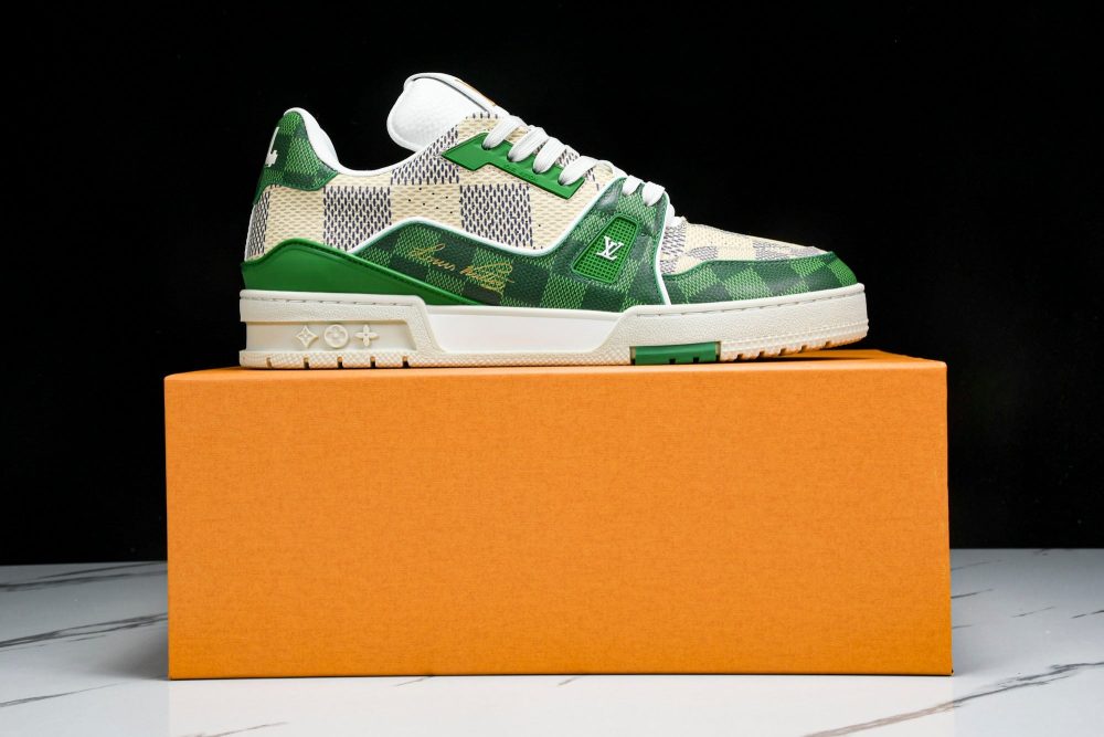 Louis Vuittоп Trainer Low 'Damier Green' - Image 17