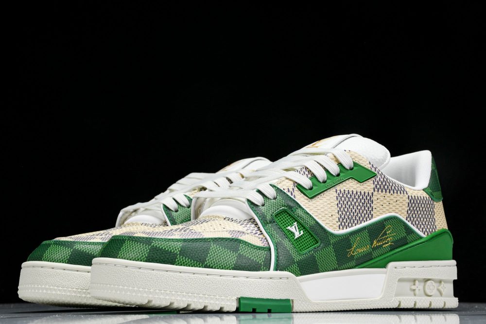 Louis Vuittоп Trainer Low 'Damier Green' - Image 2