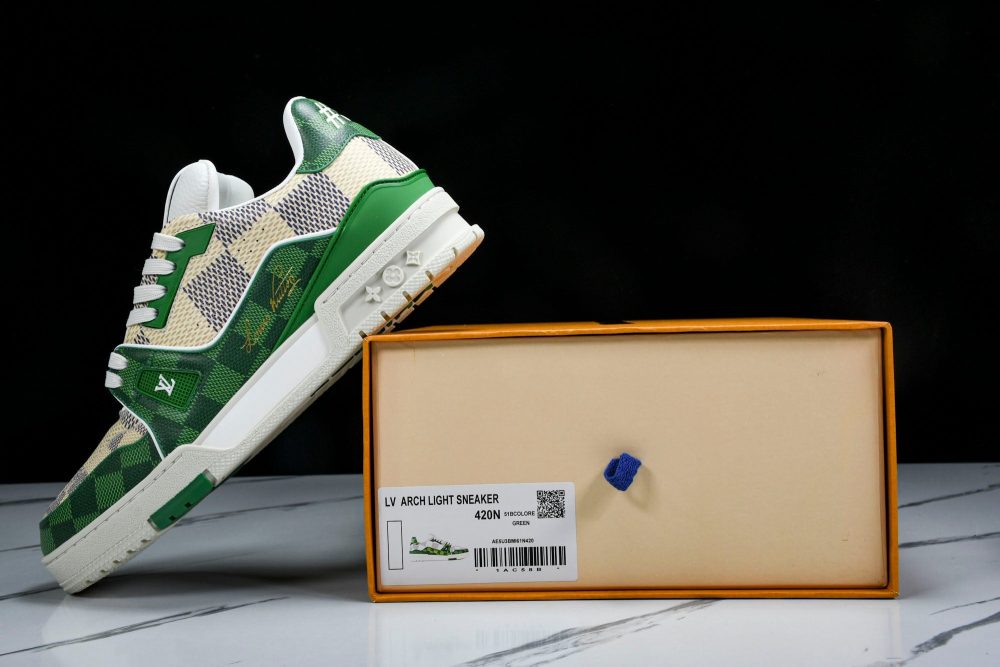Louis Vuittоп Trainer Low 'Damier Green' - Image 21