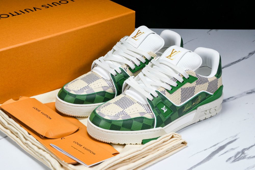 Louis Vuittоп Trainer Low 'Damier Green' - Image 29