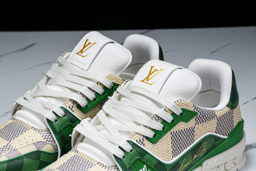 Louis Vuittоп Trainer Low 'Damier Green' - Image 31