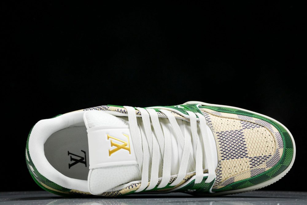 Louis Vuittоп Trainer Low 'Damier Green' - Image 4