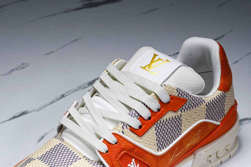 Louis Vuittоп Trainer Low 'Damier Orange' - Image 20