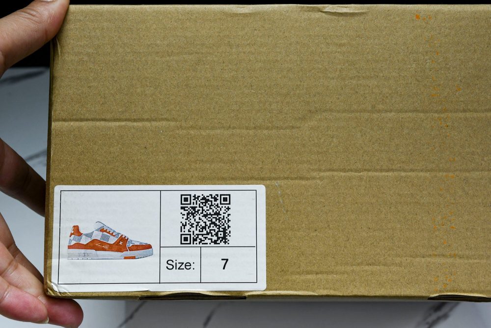 Louis Vuittоп Trainer Low 'Damier Orange' - Image 24