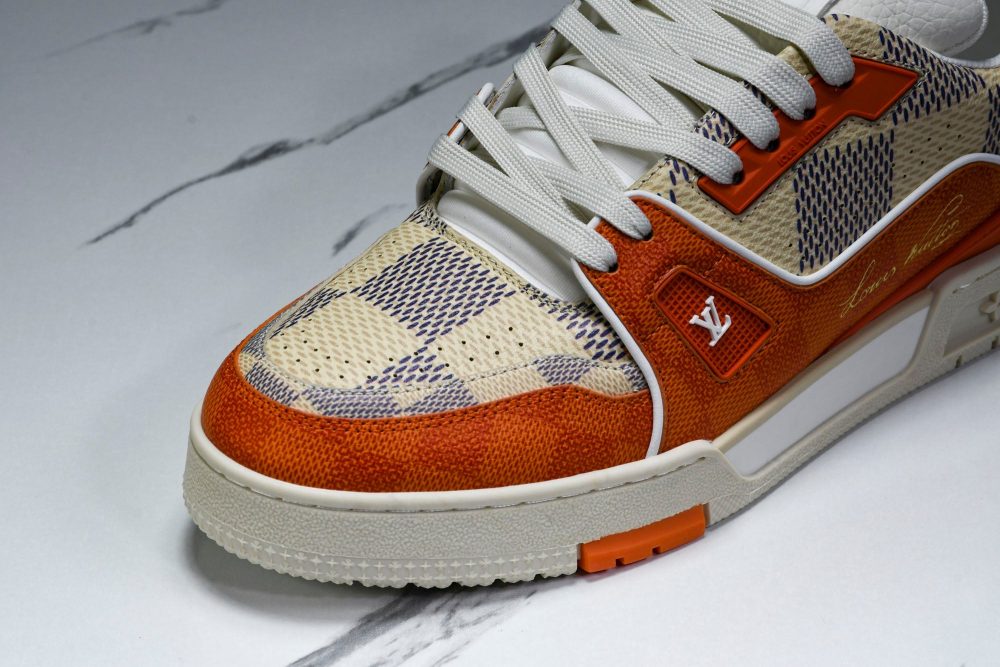 Louis Vuittоп Trainer Low 'Damier Orange' - Image 28