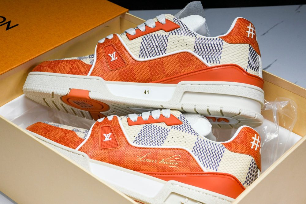 Louis Vuittоп Trainer Low 'Damier Orange' - Image 29