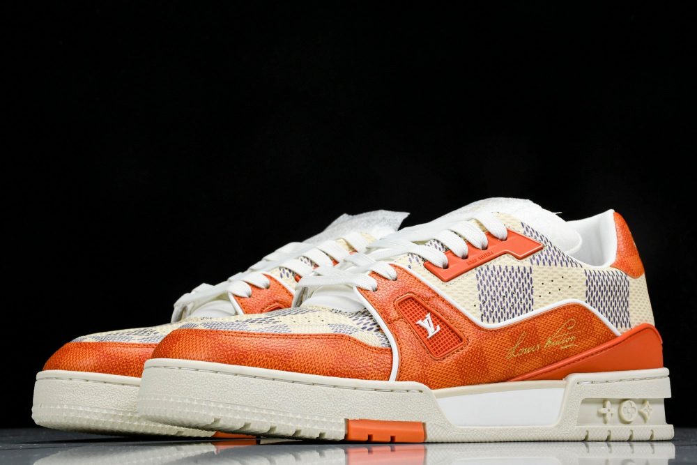 Louis Vuittоп Trainer Low 'Damier Orange' - Image 2