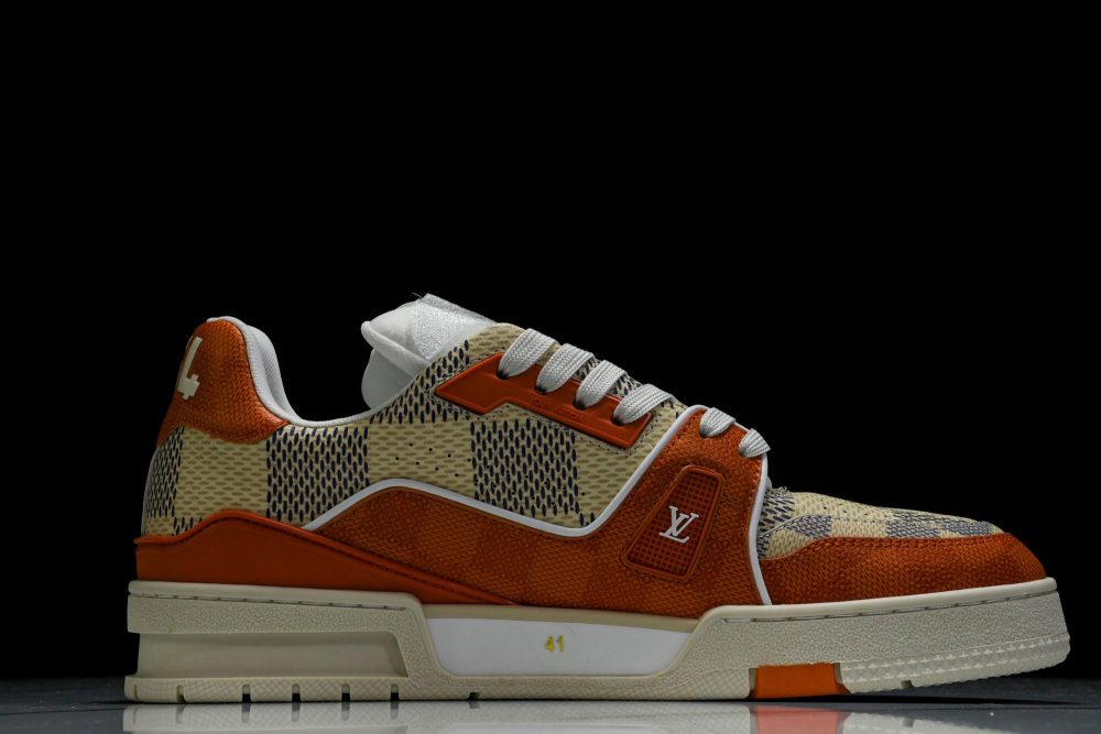 Louis Vuittоп Trainer Low 'Damier Orange' - Image 3