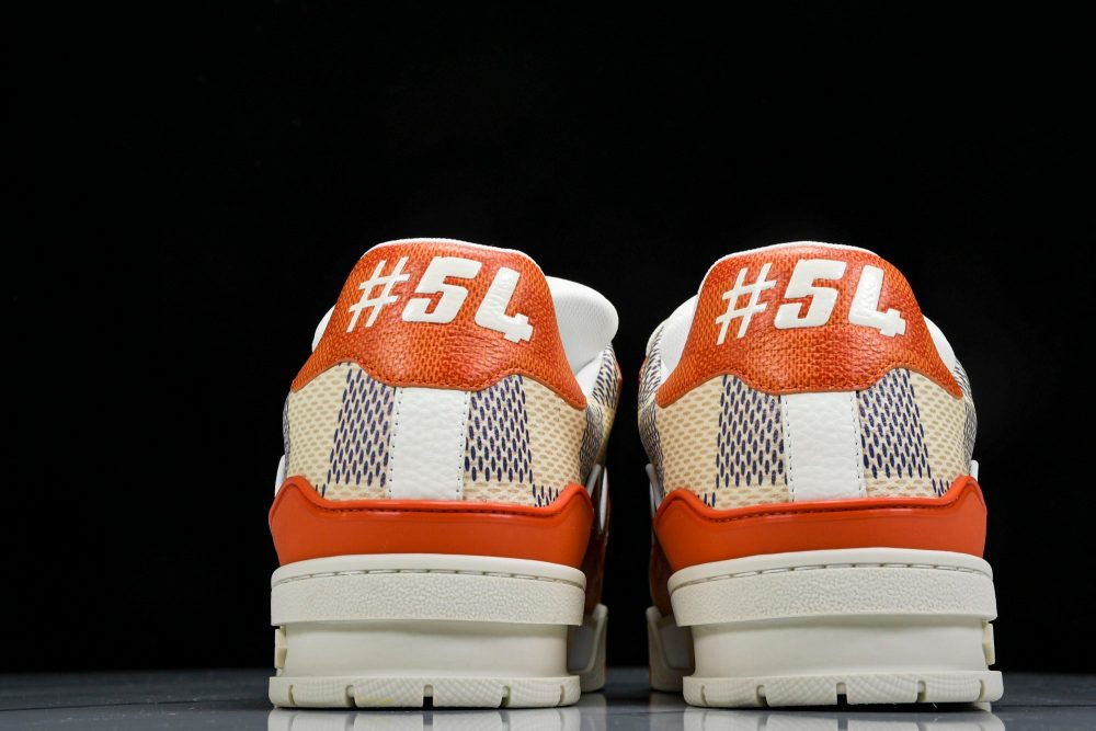 Louis Vuittоп Trainer Low 'Damier Orange' - Image 7