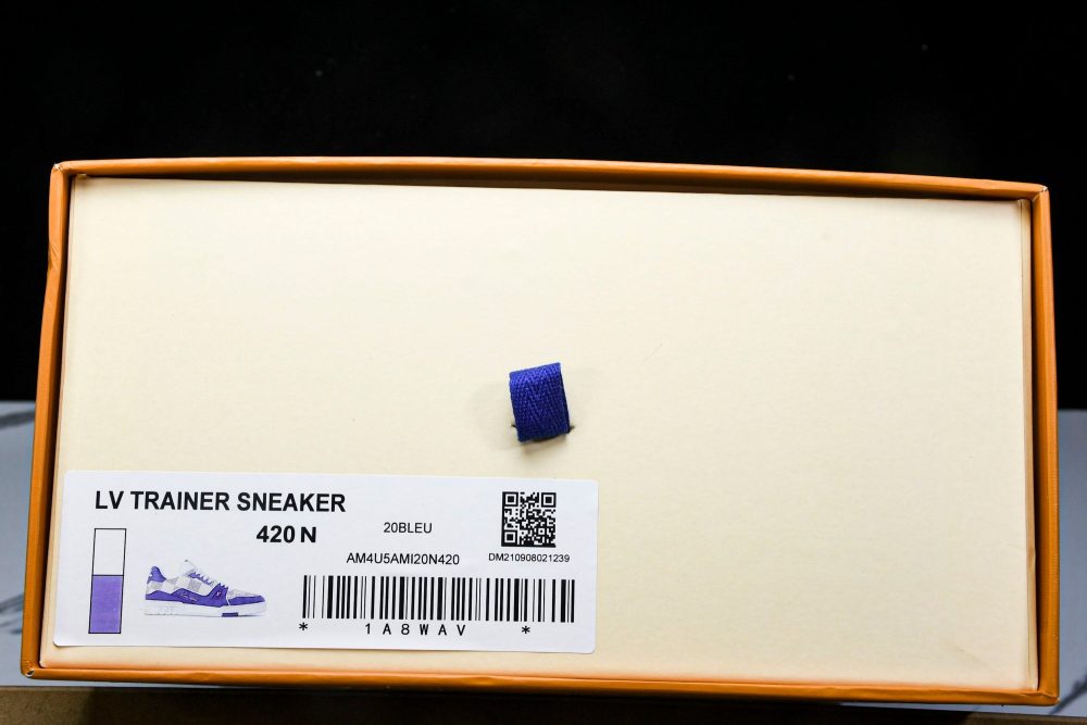 Louis Vuittоп Trainer Low 'Damier Purple' - Image 20