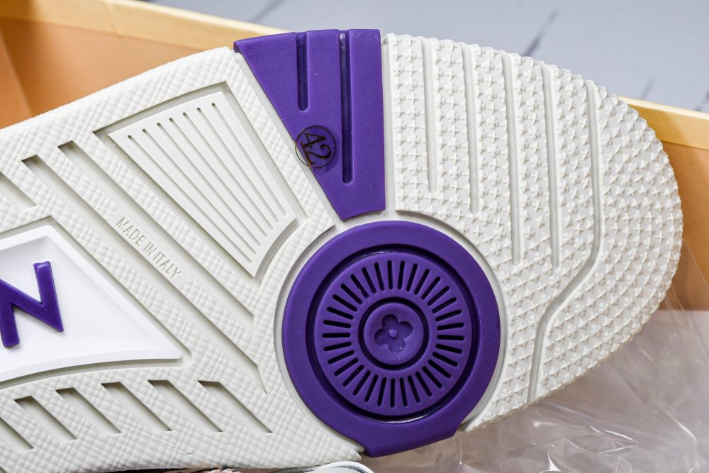 Louis Vuittоп Trainer Low 'Damier Purple' - Image 22