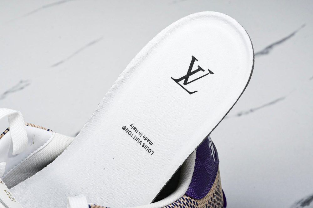 Louis Vuittоп Trainer Low 'Damier Purple' - Image 11