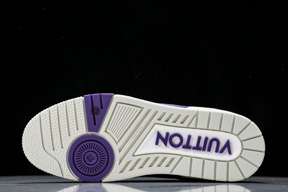 Louis Vuittоп Trainer Low 'Damier Purple' - Image 6