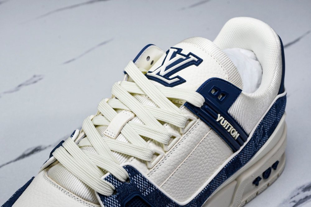 Louis Vuittоп Trainer Low 'Damier White Blue' - Image 20