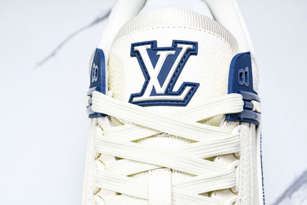 Louis Vuittоп Trainer Low 'Damier White Blue' - Image 8