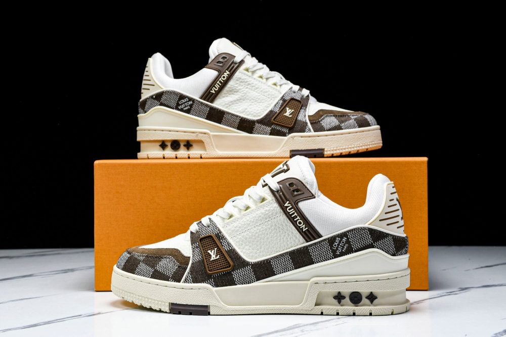Louis Vuittоп Trainer Low 'Damier White Brown' - Image 19