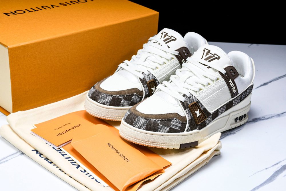 Louis Vuittоп Trainer Low 'Damier White Brown' - Image 15