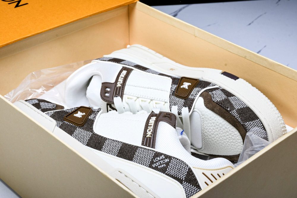 Louis Vuittоп Trainer Low 'Damier White Brown' - Image 16