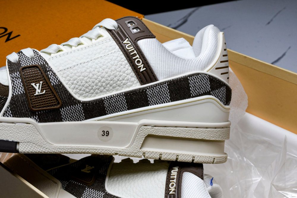 Louis Vuittоп Trainer Low 'Damier White Brown' - Image 21