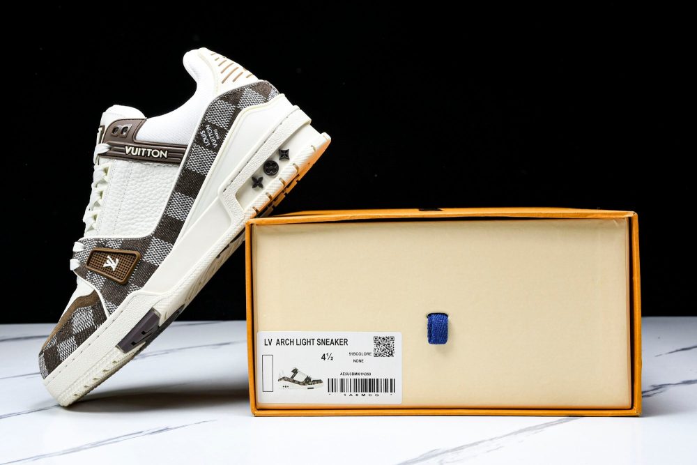 Louis Vuittоп Trainer Low 'Damier White Brown' - Image 30
