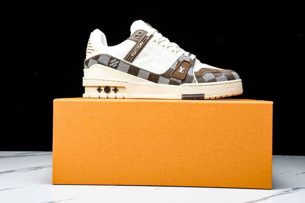 Louis Vuittоп Trainer Low 'Damier White Brown' - Image 34